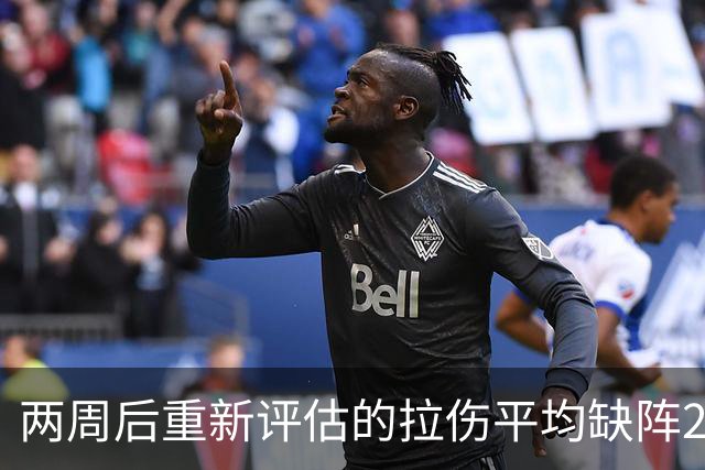 两周后重新评估的拉伤平均缺阵2.3周，约7.9场比赛