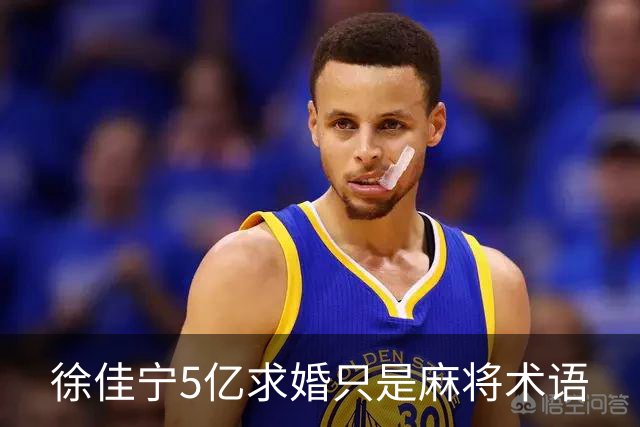 徐佳宁5亿求婚只是麻将术语